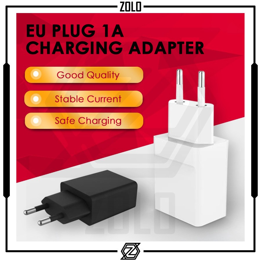 [zolo] Adaptor Charger Handphone / Adapter Cas Perangkat Elektronik 1A / Batok Charger USB