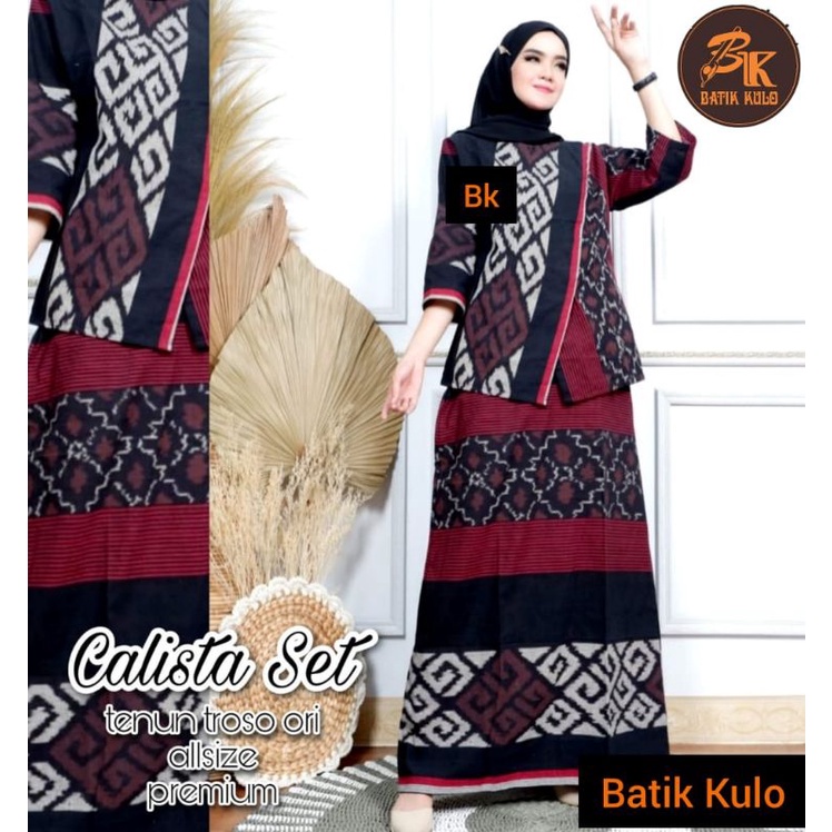 calista set - batik tenun troso