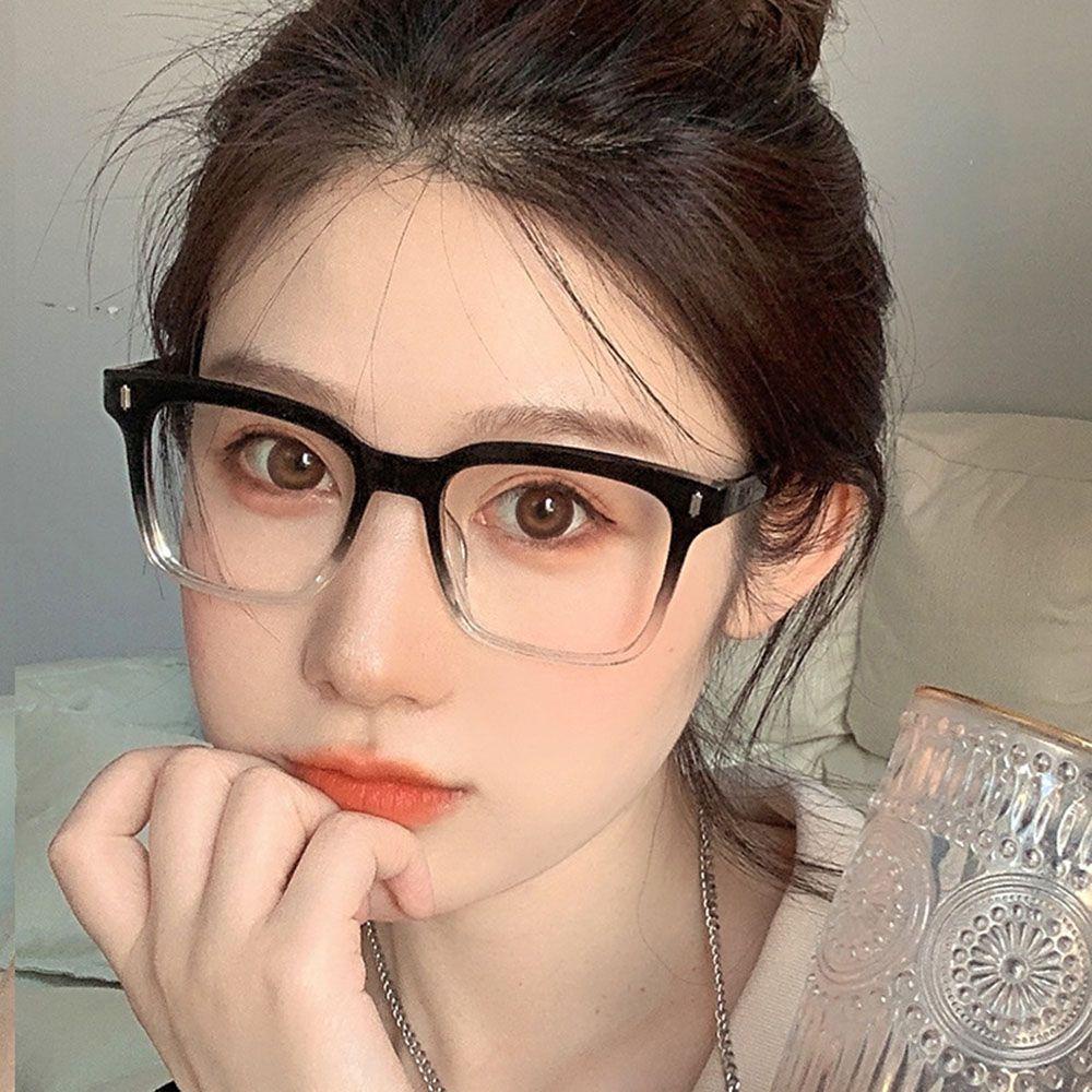 Mxbeauty Blocking Glasses Transparan Fashion Wanita Pria Padi Kuku Eyeglasses Optical Glasses