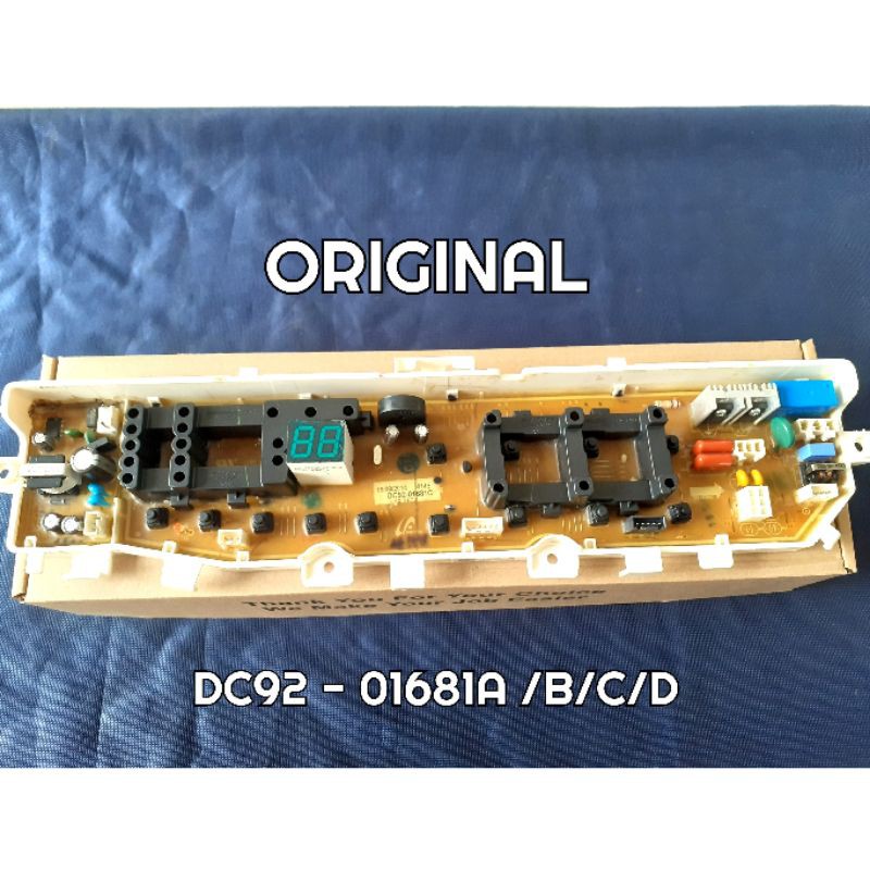 Modul pcb mesin cuci samsung Wa70h4000 wa80h4000 code part DC92 01681A ,B,C,D original