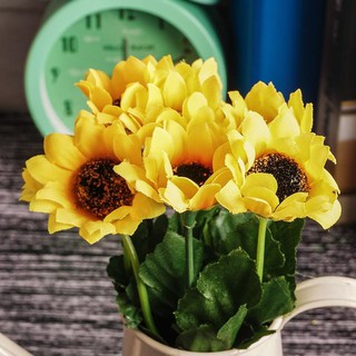 HOME DECOR POT TEKO MINI BUNGA MATAHARI ARTIFICIAL HOME DECOR POT TEKO MINI BUNGA MATAHARI ARTIFICIAL