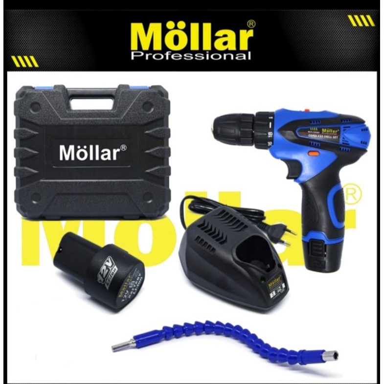 mollar cdd585 mesin bor cas 12v cordless drill cdd 585