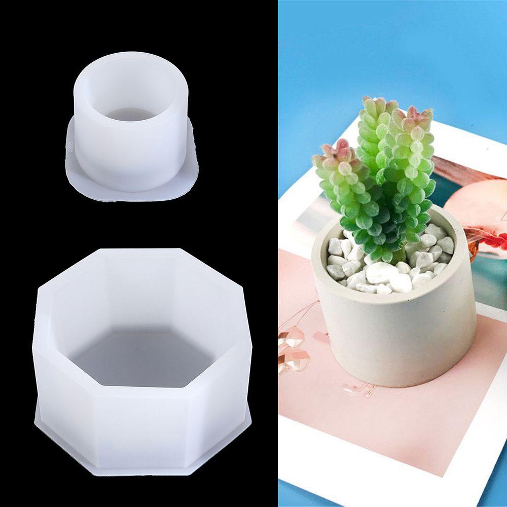 Wonder Crystal Resin Tray Cetakan DIY Membuat Perhiasan Alat Casting Resin Kerajinan Pot Bunga Sukulen