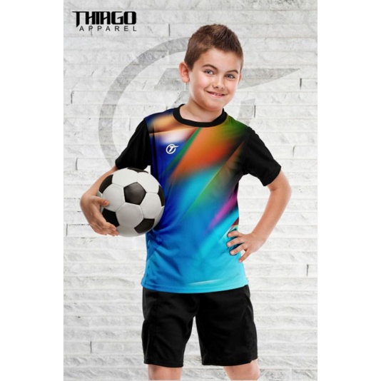 KAOS FUTSAL ANAK/JERSEY BOLA ANAK TANGGUNG/STELAN OLAHRAGA ANAK/BAJU BOLA ANAK UMUR 14