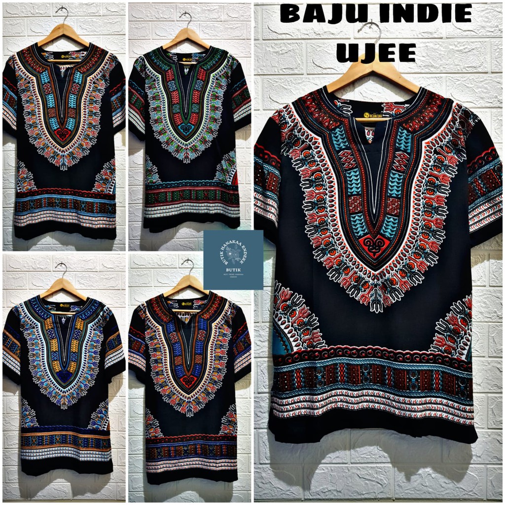 Baju Indie Fourtwentyy Hitam Pria/Wanita (Unisex)