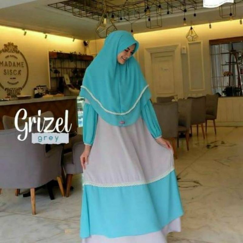 gamis grizel dres set by sheika hijab