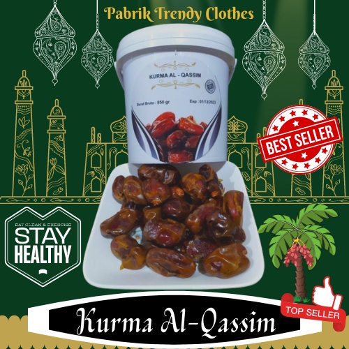 

Kurma Al Qassim Ember 850 Gram Kurma Al Qasim Korma KURMA KHALAS GRADE PREMIUM BEST SELLER