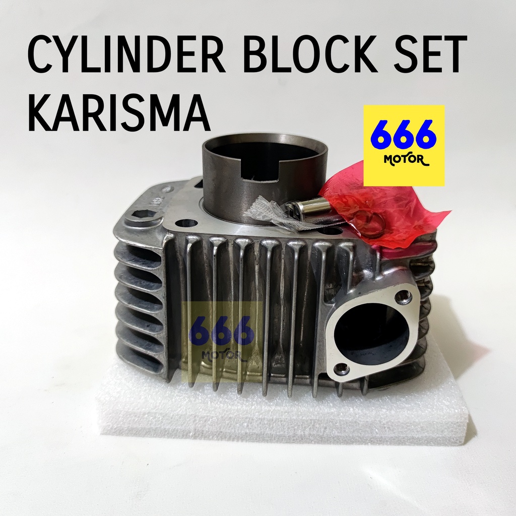 SILINDER BLOK CYLINDER BLOCK SEHER PISTON HEAD  DAN SEHER KIT BORING KARISMA