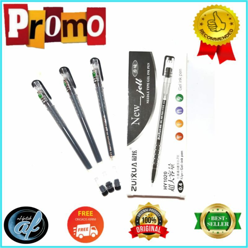 PULPEN / BOLPOIN NEW GEL APPLE ZUIXUA GEL INK PEN VAN-ART 0.4 MM