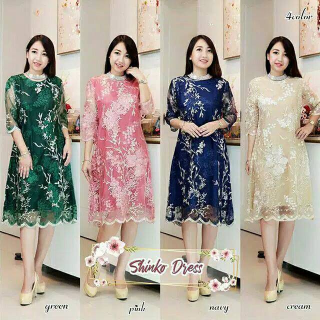 Shinko Brocade Dress Import Realpicture