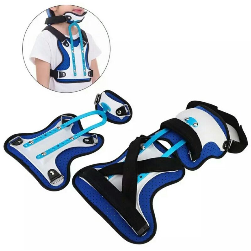 cervical brace with korektor posture pada anak penopang leher dan kepala brace vertebra