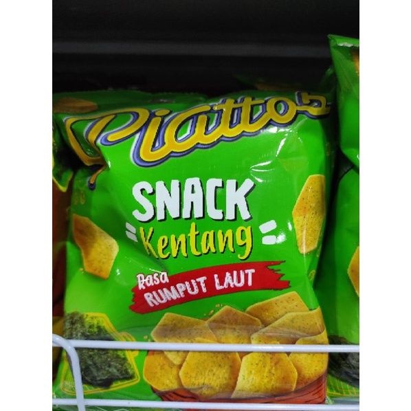 Piattos Snack Piatos Kentang Rasa Rumput Laut 75 gr