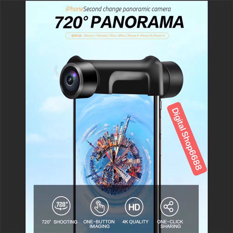 FV Lensa Handphone 720 Derajat Panoramic 720 Derajat Super Wide Premium