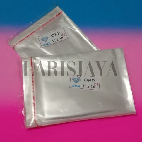 

KUALITAS PALING BAIK!!! Plastik OPP 11x14 cm Seal/Lem 1000pcs