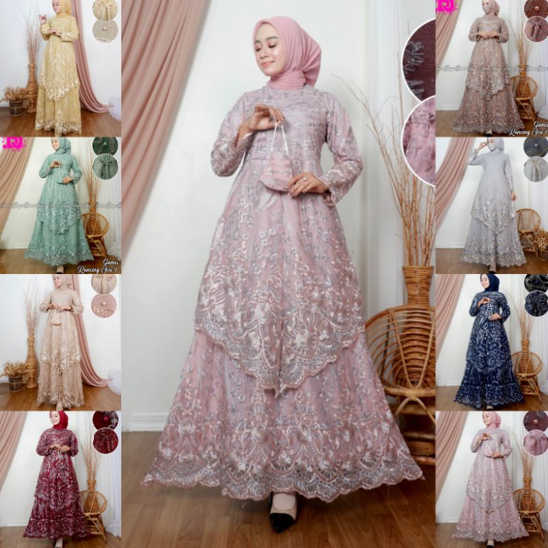 KEBAYA ORIGINAL//GAMIS TINGKAT RUNCING//Kode DJ