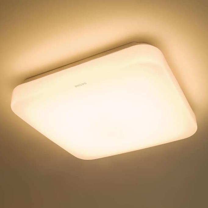 Kualitas Terbaik Lampu Plafon Ceiling Kotak Led Philips Moire 31110 - Kuning New