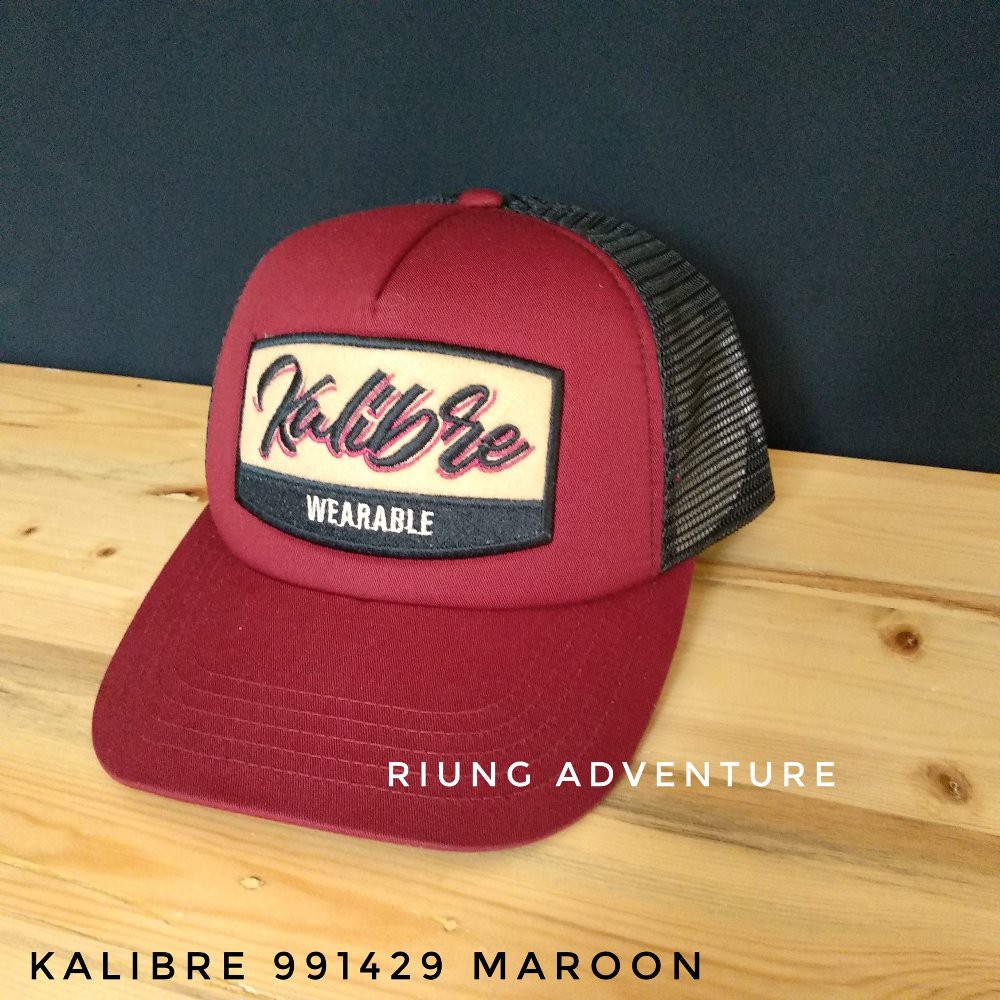 Topi Basseball Trucker Pria Wanita Kalibre 991429 Original