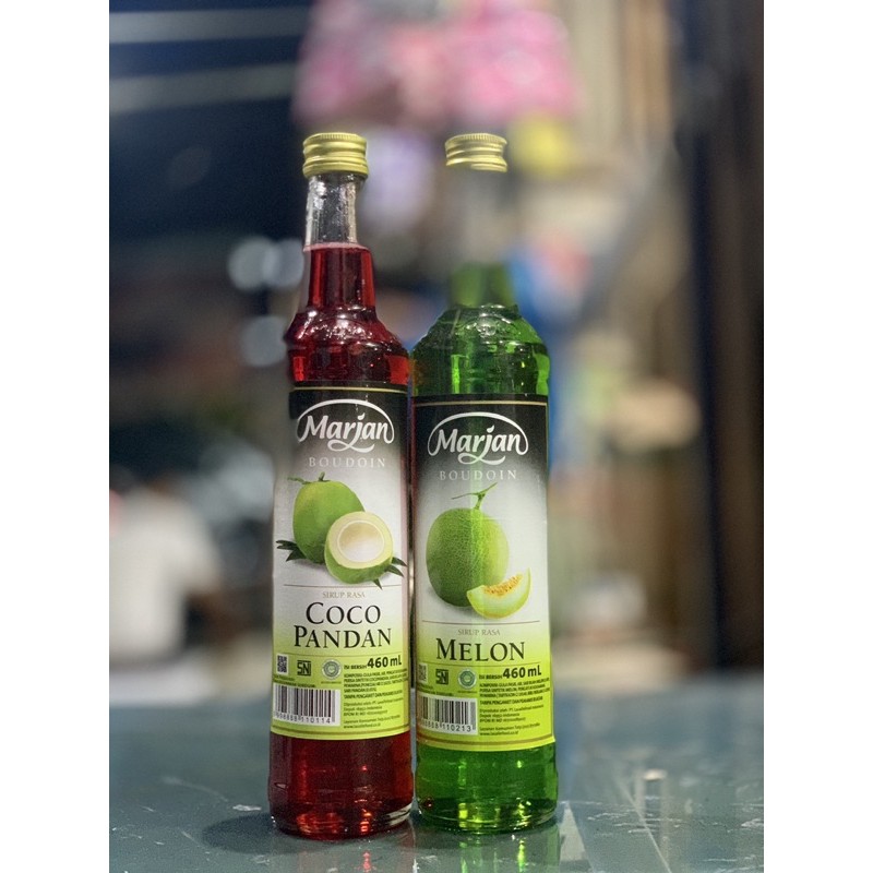 Sirup Marjan Botol Kaca 460 Ml Indonesia