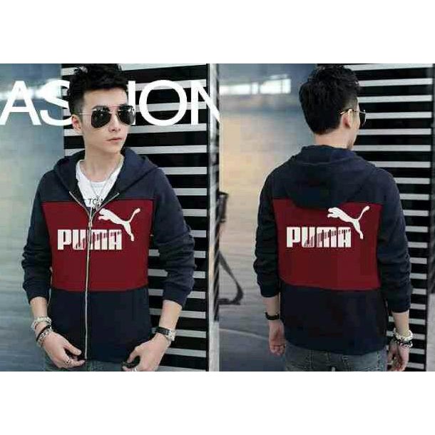 Jaket Pria Hoodie Sporty Puma Big Tone