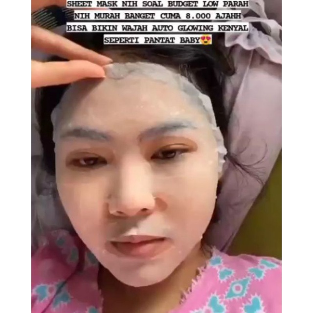 ✅COD Sheet mask korean masker mencerahkan wajah