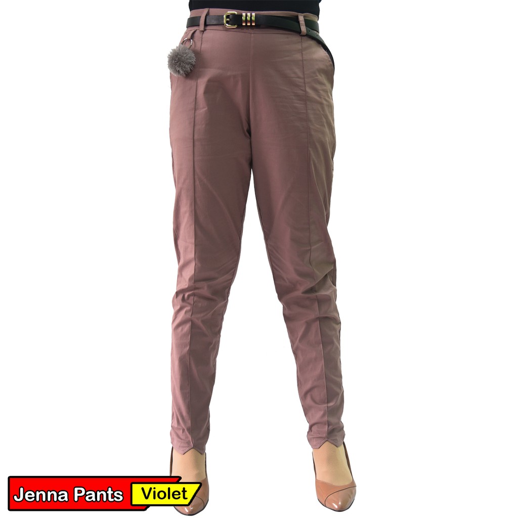  Celana  Panjang Wanita Basic Premium  Pants  Mode Baggy  JENN 