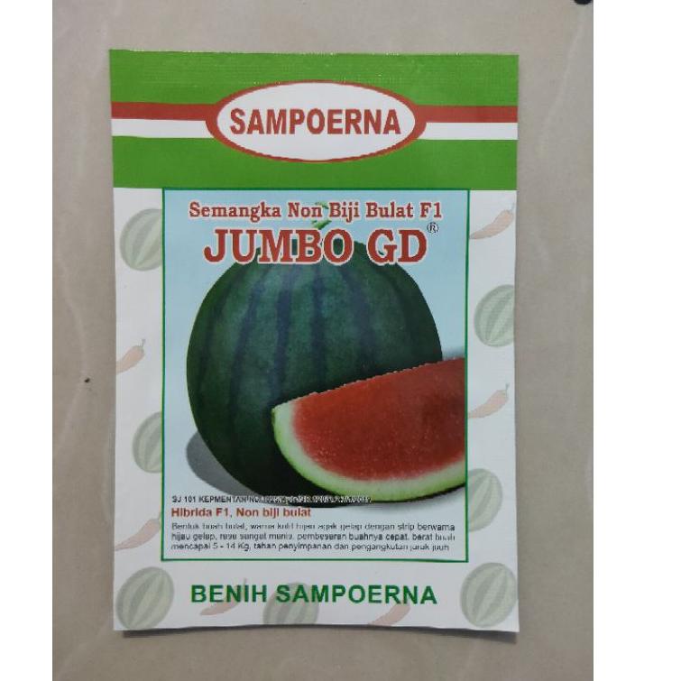 Tren Kekinian.. benih semangka Non biji JUMBO GD