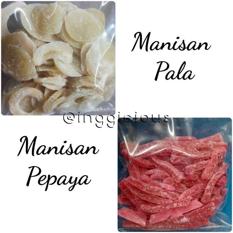 

Manisan Pala kering crunchy Manisan Pepaya bertabur gula 250gr Pala Hijau Pala Crunchy Manisan Pala ijo Pala slice Pala kembang Pala Bunga