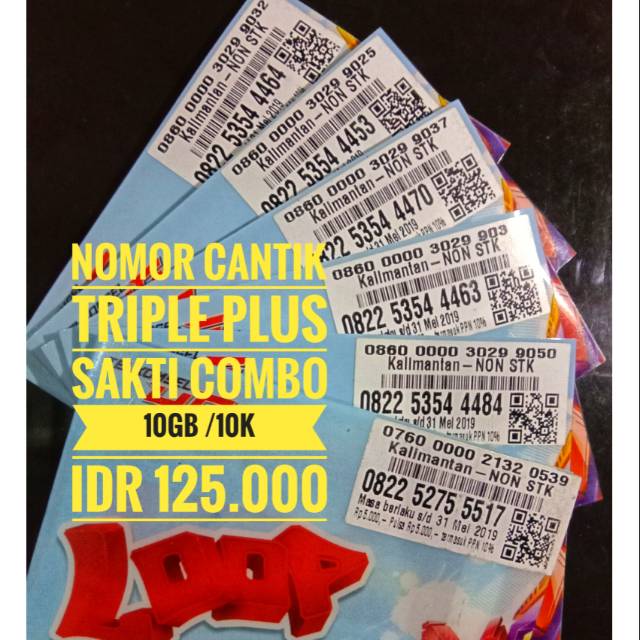 Nomor cantik sakti telkomsel murah 10gb 10k