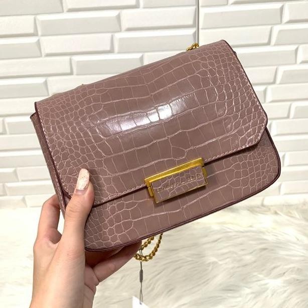 

(TERLARIS) G00D SELLER!!! SALE 10.10 | SALE 1010 | [FREE PAPERBAG FREE - Pink Croco, M