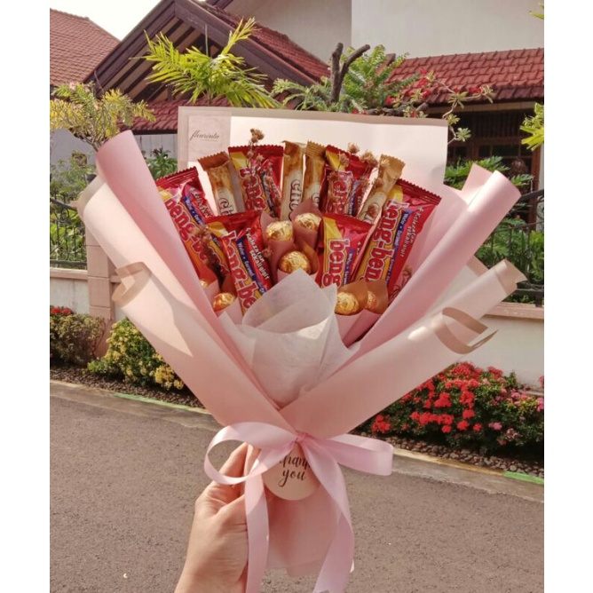 

Buket snack pink
