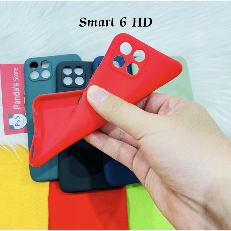 Case Infinix Smart 6 HD Babycase + Pelindung Kamera, Makaron Full Color (PsS)