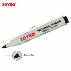 Spidol Joyko Permanent Marker Round Tip