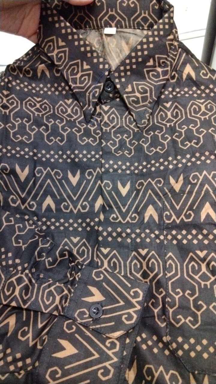Baju Batik Pria Slimfit Big Size M L Xl Xxl Atasan Kemeja Batik Lengan Panjang Original