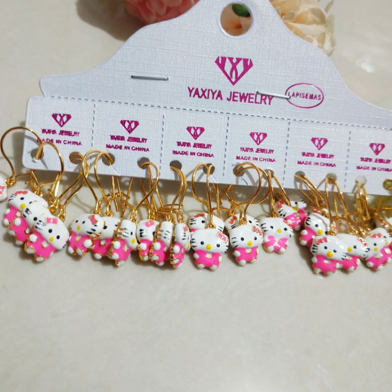 Anting Anak Titanium Lapis Emas Jewelry118898