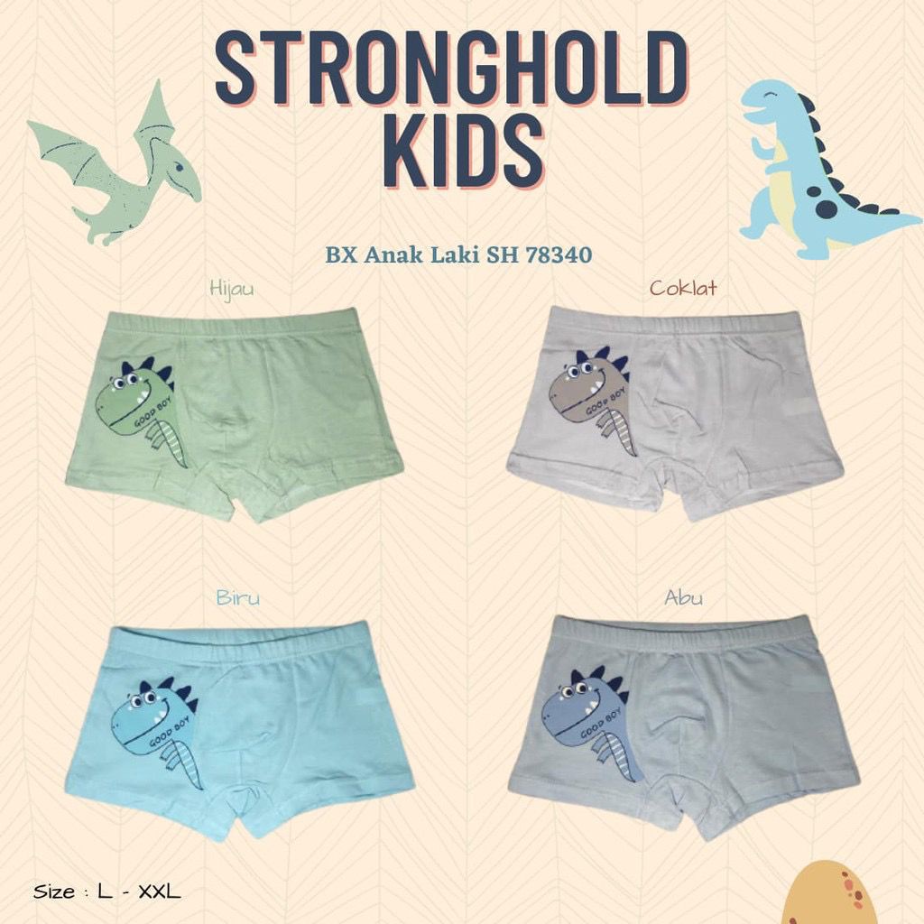 1 PCS KIANO KID | Boxer anak Cd Anak Cowok Segi4  KM 702 Bahan super soft