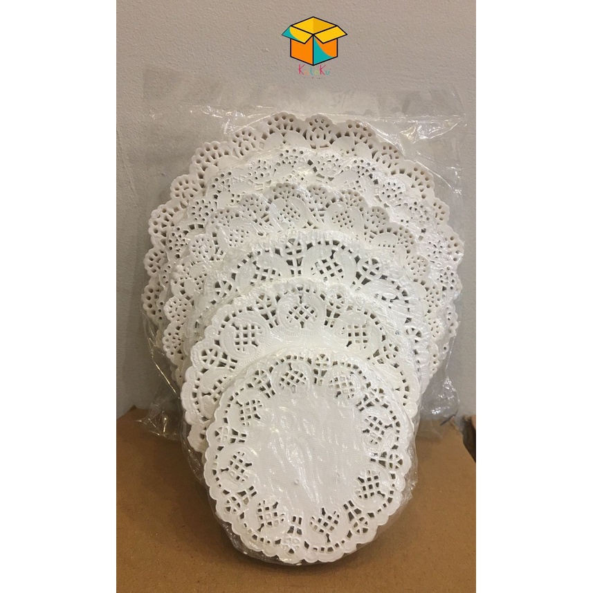 

KERTAS DOILIES UKURAN 6,5" - 8.5"/ ALAS KUE