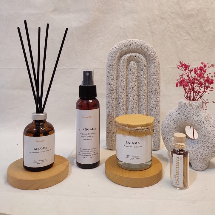 

TENANG Gift Hampers - Reed Diffuser, Scented Candle, Room & Fabric Freshener | Gift Box Holiday CNY Hampers Kado Ulang Tahun Kado Wisuda Kado Pernikahan