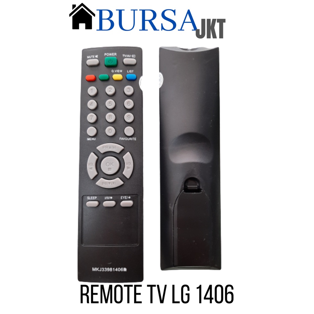 REMOTE TV LG TABUNG LCD LED LG 1406 HITAM