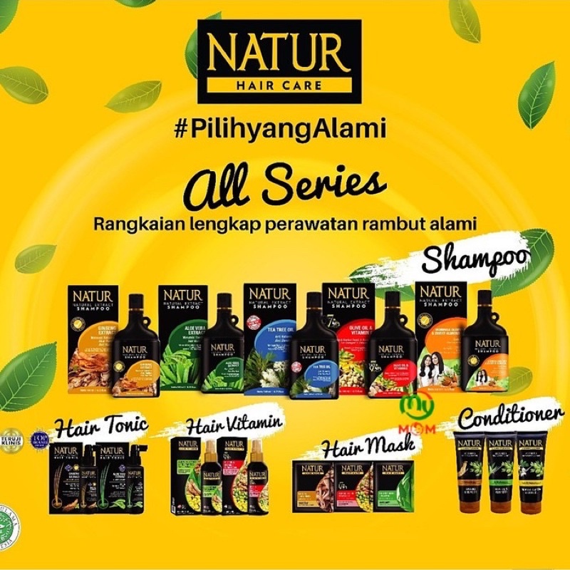 NATUR HAlR TREATMENT l Hair Mask | Hair Vitamin | 2 in 1 Shampoo &amp; Hair Tonic 140ml