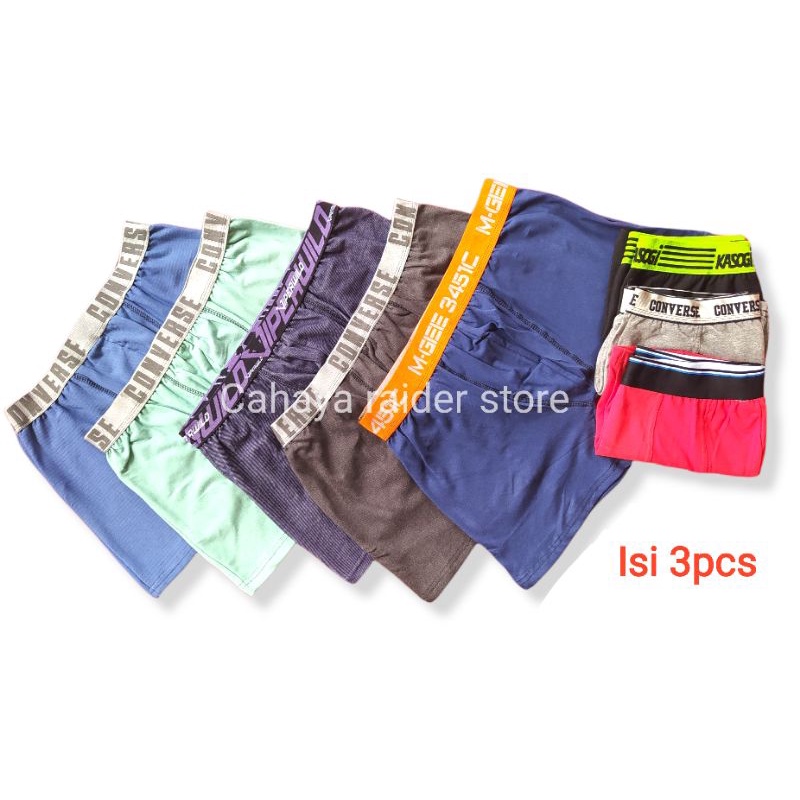 Craider-Celana Dalam Pria Boxer dewasa isi 3 pcs