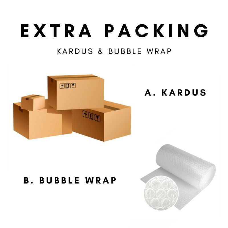 

TAMBAHAN PACKING KARDUS & BUBBLE WRAP