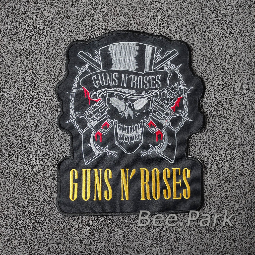 Back patch 1 set backpatch guns n roses emblem bordir besar patch premium