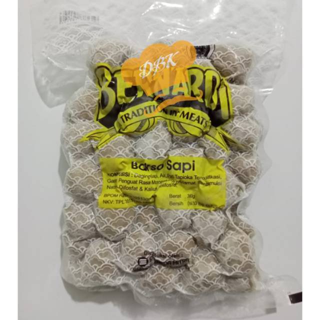 

Bernardi bakso sapi isi 50pcs 360gr meat ball