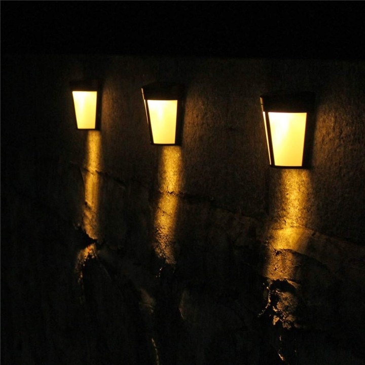 YG-320 - Solar Powered Waterproof Outdoor Wall Light with 6 LED