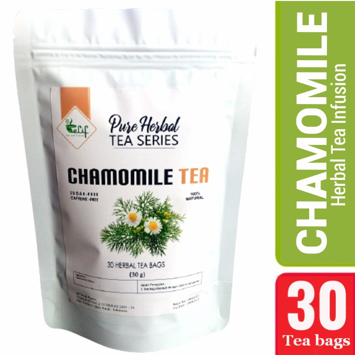 

TEH HERBAL / CHAMOMILE TEA / BUNGA CHAMOMILE / CHAMOMILE FLOWER TEA 30 TEA BAG