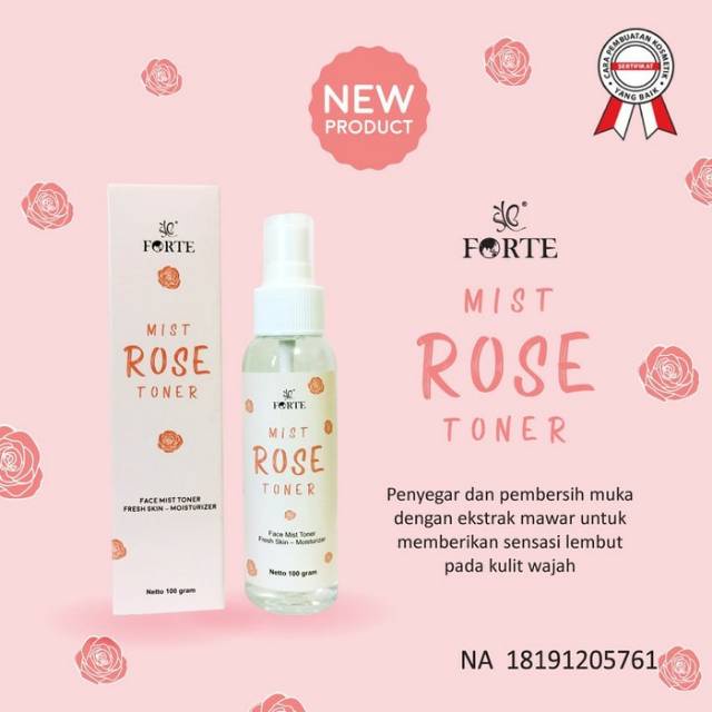 SYB Forte Face Mist Toner Pembersih dan Penyegar 100gr Ori