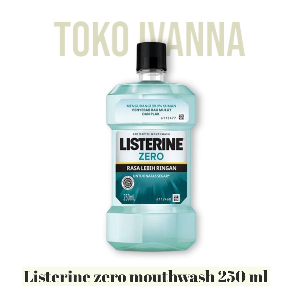 LISTERINE ZERO Mouthwash / Obat Kumur Antiseptik 250mL