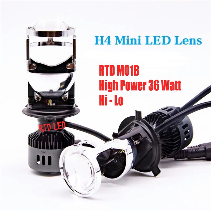 MOTOR-LAMPU- PROJIE LED / MINI PROJECTOR LED RTD M01B H4 / RTD M01B LED ORIGINAL -LAMPU-MOTOR.