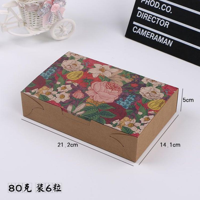 Kotak mooncake/kotak hadiah souvernir/ flower box hantaran kue