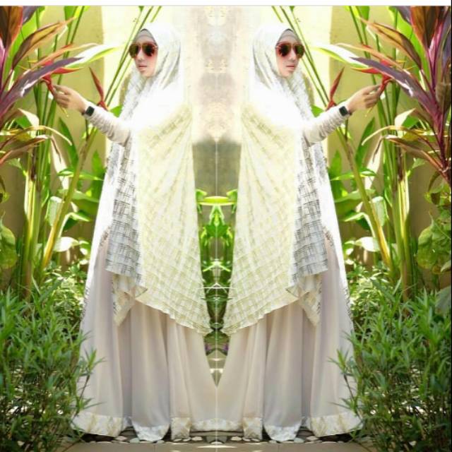 Gamis Syari set by Jawhara Syari ori (sale dr hrg 850.000 jd 800.000)